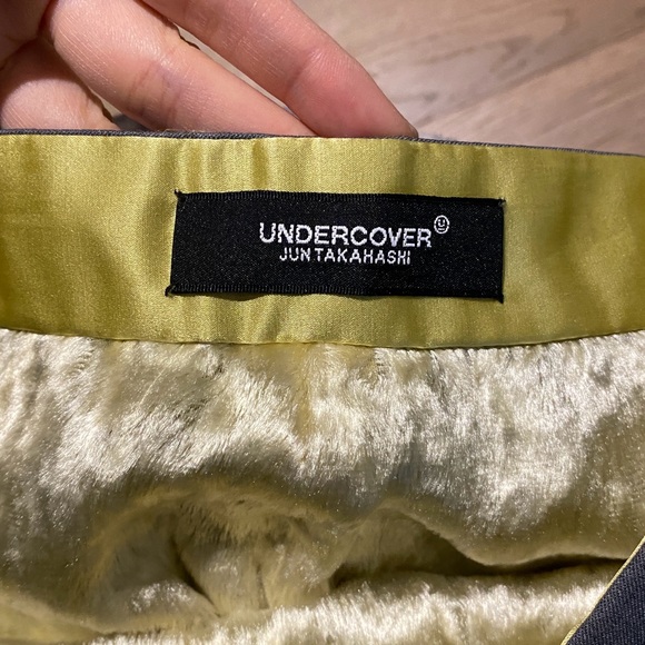 Undercover by Jun Takahashi Grey Silk Shorts - Picture 3 of 4